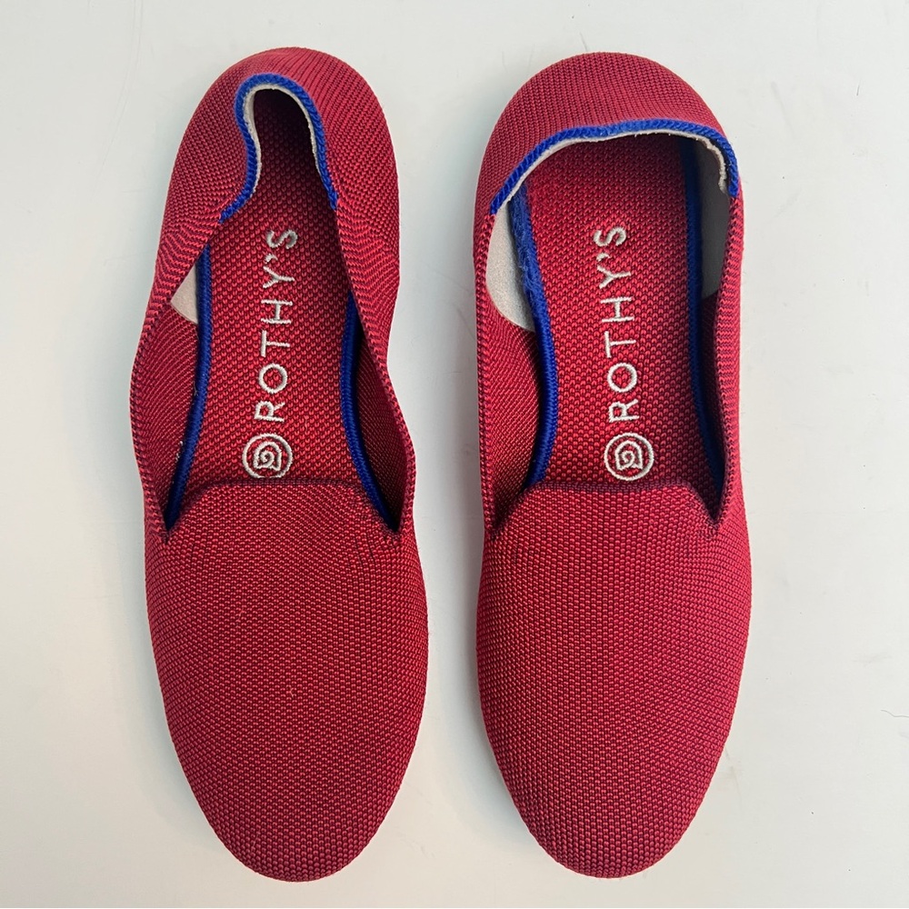 Rothy’s The Loafer in Dark Red, Size 7.5